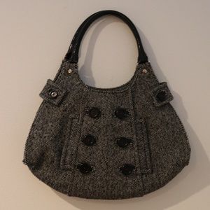 Kate Spade Grey Purse with Buttons